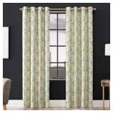 Pair of Scott Living Drake Mid-Century Geometric window panels 50 by 84