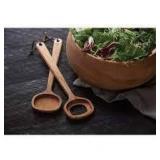 Nordic Salad servers Acacia Wood servers
