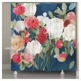 Moody Florals Shower curtain 71 by 74 inch