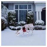 Alpine Corporation 28 inch mesh grazing holiday reindeer