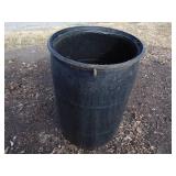 Plastic Barrels and Chairs