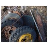 Oxygen Bottle, Wheels and Scrap