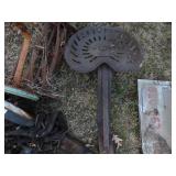 Implement Seat, Mower, Wagon(missing wheels)