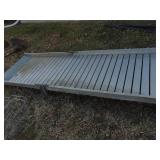 Approx. 9 ft. of Aluminum Wheelchair Ramp