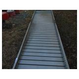 Approx. 9 ft. of Aluminum Wheelchair Ramp