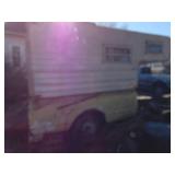 Camper on Chevy Truck Bed- contents not included - Not sure if Tires will hold Air