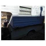 Camper on Chevy Truck Bed- contents not included - Not sure if Tires will hold Air