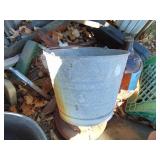 Lot of Cast Iron-Pans, Large Pot (cracked), Cobbler Stands and more