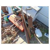 Misc. Primitives Lot Including Buckets, Yard Decor,etc.