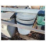 Misc. Primitives Lot Including Buckets, Yard Decor,etc.