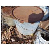 Misc. Primitives Lot Including Buckets, Yard Decor,etc.