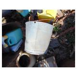 Misc. Primitives Lot Including Buckets, Yard Decor,etc.