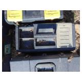Group of 5 Plastic Toolboxes