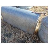 Galvanized mailbox and kerosene bucket