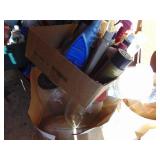 Contents of East Half of Shed-Spray Paint, Weed killer, Car cleaning supplies, etc.