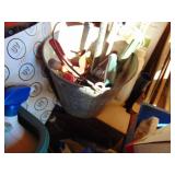 Contents of East Half of Shed-Spray Paint, Weed killer, Car cleaning supplies, etc.