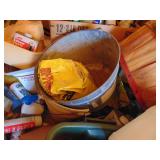 Contents of East Half of Shed-Spray Paint, Weed killer, Car cleaning supplies, etc.
