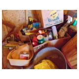 Contents of East Half of Shed-Spray Paint, Weed killer, Car cleaning supplies, etc.