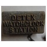 Detex watchclock station key