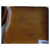 Wooden decorative trays