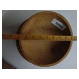 Set of 5 wooden bowls