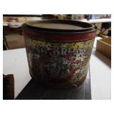 Door lock set, coffee tin, and bank box