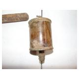 Brass oiler and window weight