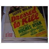 Dressed to Kill Lloyd Nolan Movie Poster