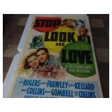 Stop Look and Love Jean Rogers 1939 Movie Poster
