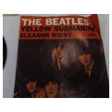 14 Vintage 45 records-Beatles, Donovan with sleeves