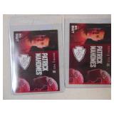 Lot of 2 patrick Mahomes ESPN Draft Football Cards