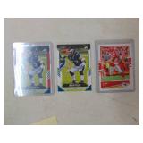 Lot of 3 Score Football Cards Travis and Jason Kelce