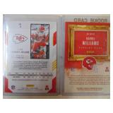 Lot of 2 2021 Edwards-Helaire and 2020 Darrel Williams Rookie