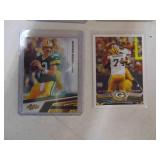 Lot of 7 Aaron Rodgers Football Cards