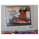 NASCAR autographs Cruz Pedregon and Ed McCullough and Nascar Sporting News Earnhardt