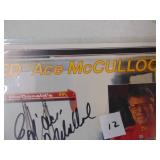 NASCAR autographs Cruz Pedregon and Ed McCullough and Nascar Sporting News Earnhardt