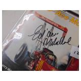 NASCAR autographs Cruz Pedregon and Ed McCullough and Nascar Sporting News Earnhardt