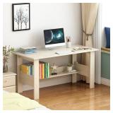 Desktop Computer Desk 31.5x19.7Inch White Maple Retail:$104.99