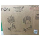 Dream On Me - Naples 4-In-1 Convertible Mini Crib, Espresso - Retail $169.99