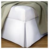 Belles and Whistles - Tailored Bedskirt - Queen /White - Retail: $12.28