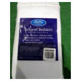 Belles and Whistles - Tailored Bedskirt - Queen /White - Retail: $12.28