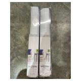 Timber White Peel & Stick Wallpaper -  198in x 20.5in x 0.025in (Set of 2) -  Retail $64.99