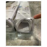 Timber White Peel & Stick Wallpaper -  198in x 20.5in x 0.025in (Set of 2) -  Retail $64.99