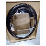 30" Sonore Oval Wall Mirror Antique Black - Infinity Instruments Retail: $81.99