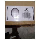 30" Sonore Oval Wall Mirror Antique Black - Infinity Instruments Retail: $81.99