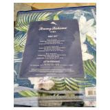 Tommy Bahama Full/Queen Reversible Southern Breeze Quilt & Sham Set Blue -  Retail: $77.59