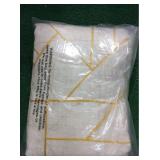 Jigsaw Embroidery - Linen Blend Curtain Panel (Set of 2) - Retail: $45.00