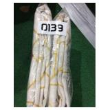 Jigsaw Embroidery - Linen Blend Curtain Panel (Set of 2) - Retail: $45.00