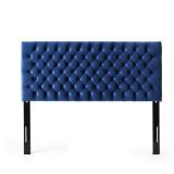 Jezebel Adjustable Queen/ Full Velvet Headboard Blue by Christopher Knight Home Retail:$162.49