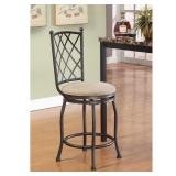 24" Tristan Swivel Bar Stool with Cushion Retail: $76.49